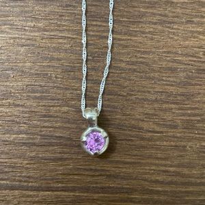 Wolf Circus Nina Pink Silver Necklace